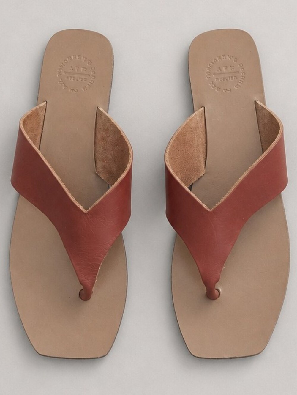 ATP Atelier Merine Leather Thong Sandals
